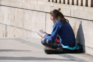 Free Images : book, reading, spring, color, blue, bible, note, art ...